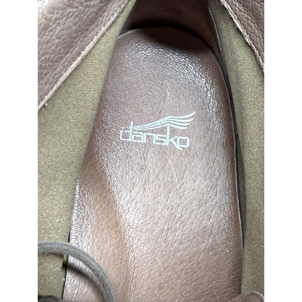 DANSKO Joy Women's 41/US 10 Ankle Bootie Nubuck Leather Comfort Shoes Lace Up - Picture 12 of 13